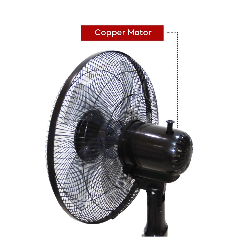 Nobel Stand Fan Black "16"" Fan Blade" 3 Blades NF140