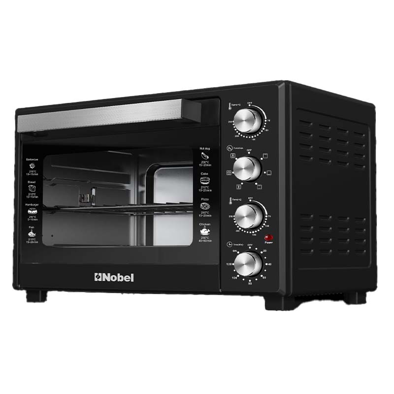 NOBEL Electric Oven Black 60 LITRES NEO60PRO