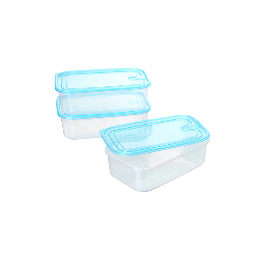 Food Container"Huihai"(item no.496-9613-3pcs/set)(1350ml)