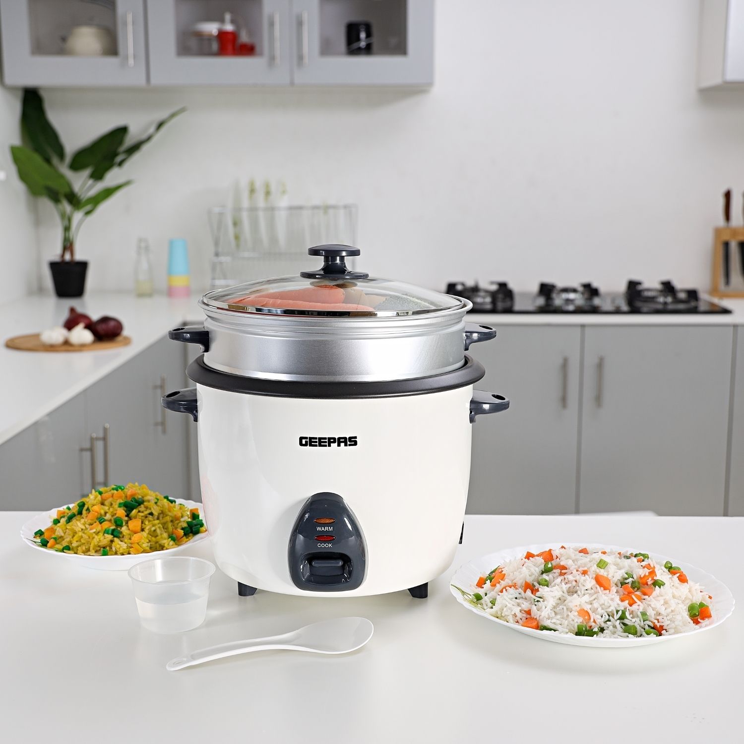 Geepas GRC4325 Electric Rice Cooker 1L