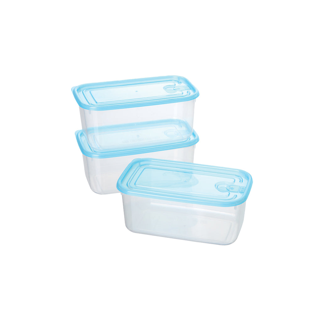 Food Container"Huihai"(item no.496-9612-3pcs/set)(2000ml)